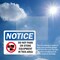 Signmission Do Not Park Or Store OSHA Notice Sign, Plastic, 14in W x 10in L, 2PK OS-2PACK-NS-P-1014-L-15472 - alternate 6